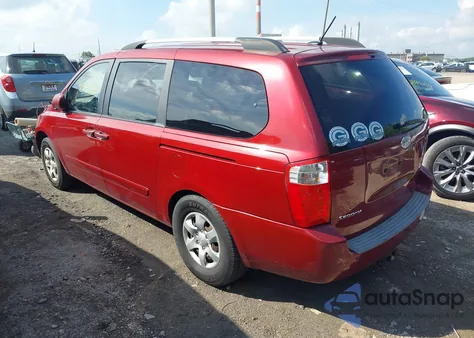 2010 Kia Sedona Lx z USA, uszkodzony, nr VIN KNDMG4C3XA6353340
